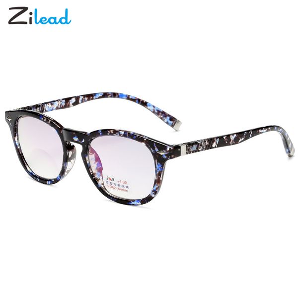 

zilead anti-blue invisible double light reading glasses farsightedness glasses smart spring hinge comfortable for men women, White;black