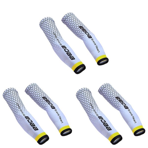 

eedabros 2pcs летний открытый езда sunsn ice рукава спорт, Black;gray