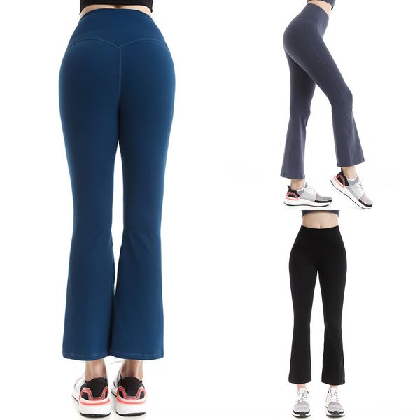 

2019 new nude wide leg sports fitness yoga women's loose hip lifting exercise fitness pants outdoor dance yoga pants, White;red