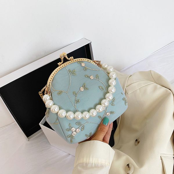 

mini pu leather crossbody bags for women 2020 elegant shoulder handbags and purses new luxury pearl lady evening bag clutch sac