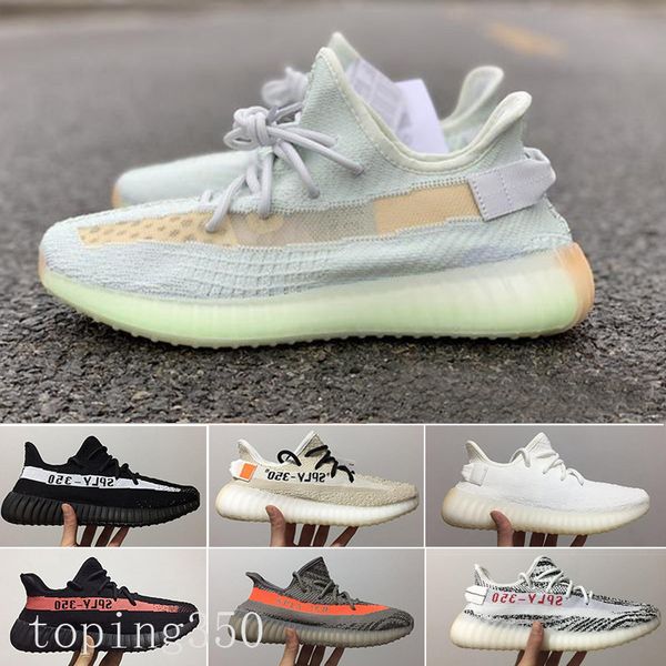 

2019 new release v2 clay hyperspace true form kanye west men women running shoes sports sneakers gg-5u, Black