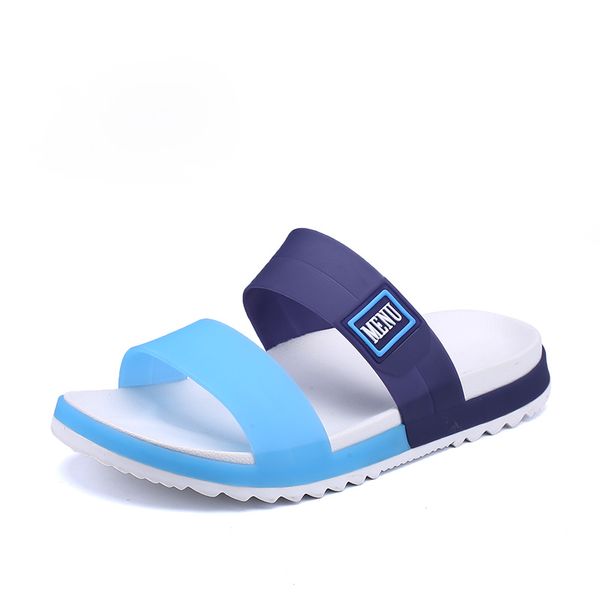 

summer casual shoes men flip flops men slippers fashion slides non-slip flat footwear thick soles zapatos hombre, Black