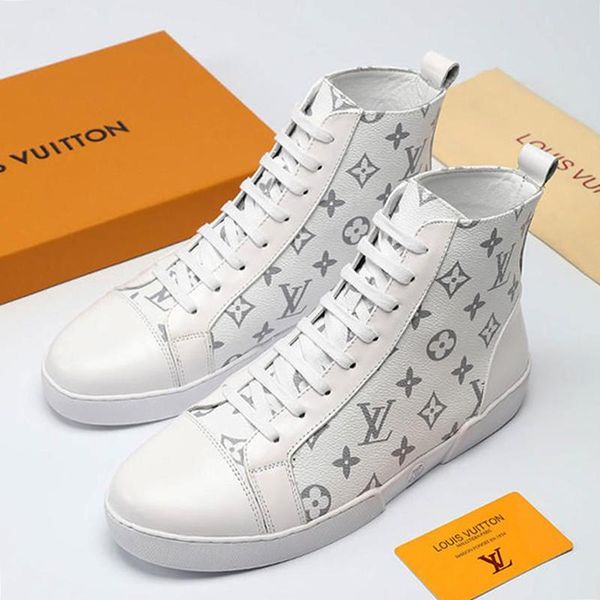 

luxury mens shoes fashion boots tattoo sneaker boot chaussures pour hommes ankle boots with box casual luxury men shoes fashion type vintage, Black