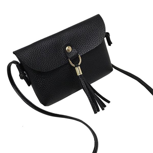 

womens handbags simple casual cross body bags fashion pu able bag vintage handbag small mini messenger tassel shoulder bags a8