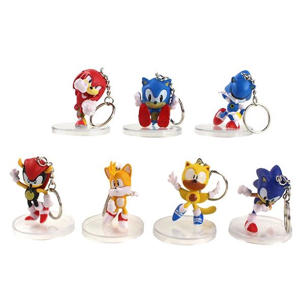 

boom соник ежик рисунок тень knuckles хвосты соник соник рисунок 4st поколение куклы игрушки keychein