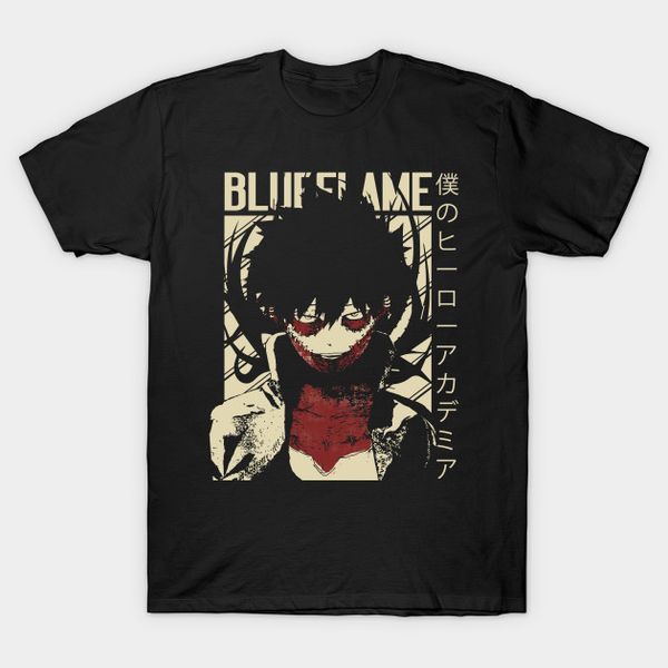 

men t-shirt dabi blueflame tshirt women t shirt, White;black