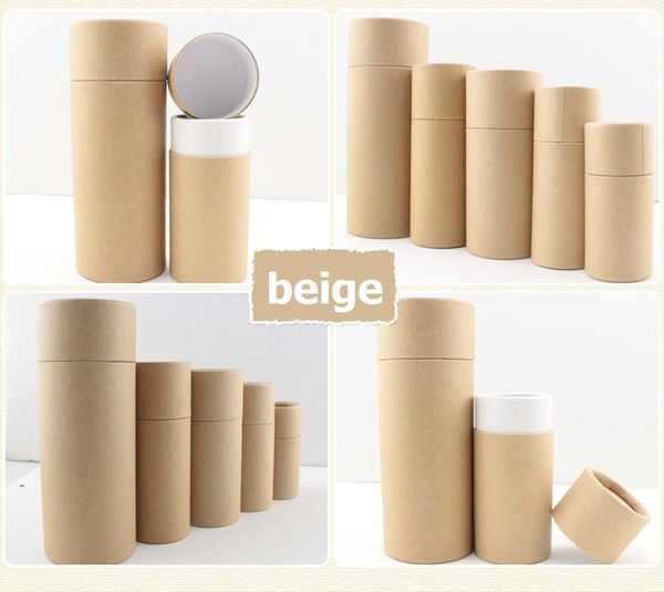 

kraft paper cylinder packaging box for 10ml/20ml/30ml/50ml/100ml gift boxes wb2310