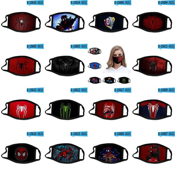 

amazing spider man 2 3d printing designer face mask cotton reusable face masks out door sport riding masks fashion home003 jjzpr