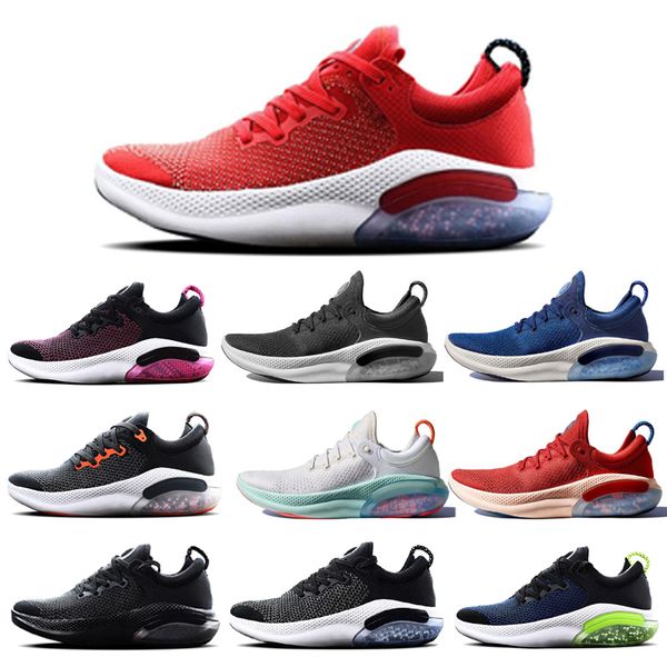 

2020 joyride run fk mens womens running shoes triple black white platinum university red racer blue sports tn sneakers utility, White;red