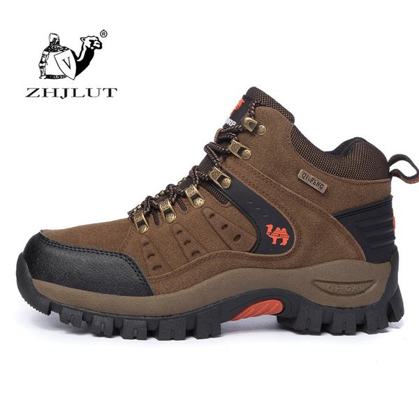 

brand men's hiking shoes anti-skid mountain climbing boots outdoor athletic breathable men trekking shoes waterproof women boots