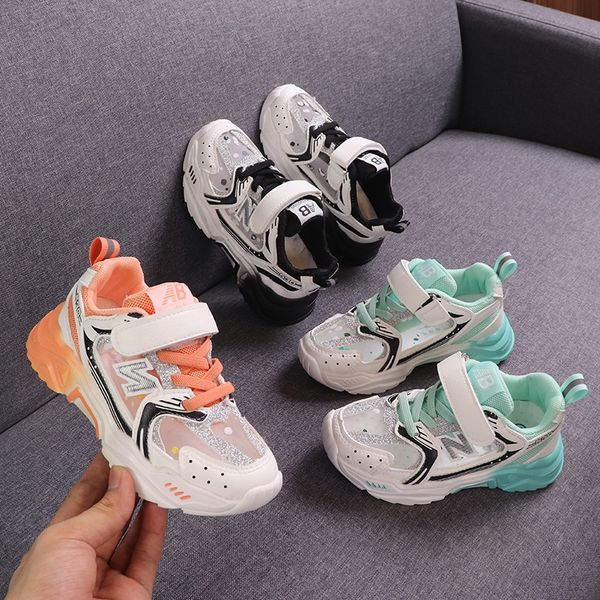 

ueqxi children's single mesh sports sports shoes breathable mesh 2020 summer new boys' and girls' sneakers online red daddy s, Black