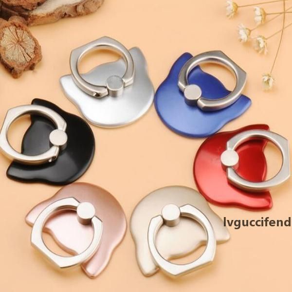 

finger ring mobile phone bracket metal lazy ring buckle cell phone mounts bracket 360 degree stand holder for iphone 6 7 plus 8 x s8 note 8