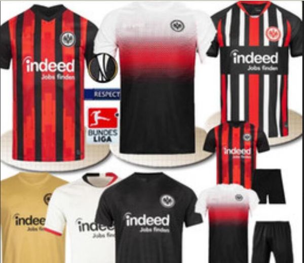 

таиланд айнтрахт футбол джерси 20 21 dost ndicka рубашки футбола andre silva kostic da costa хасеб camisata де франкфурт, Black;yellow