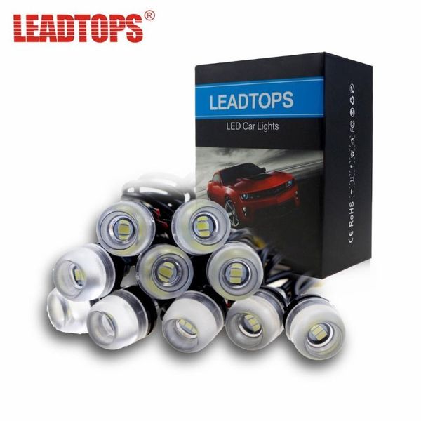 

10 pcs/lot motocycle flood light drl eagle eye daytime running light led car screw lamp source waterproof parking lamp cj
