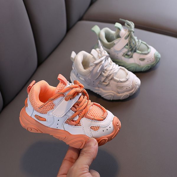 

autumn baby soft bottom sports shoes children's breathable running shoes 1-3 years old children's little girl, Black