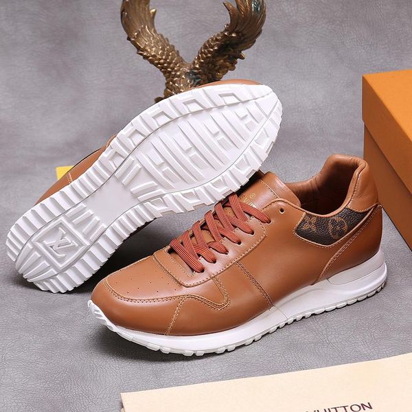

run away sneaker mens shoes drop ship comfortable running shoes herren luxus marken schuhe breathable sports casual lace -up style men shoes, Black
