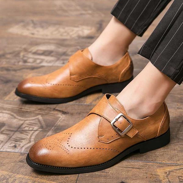 

2020 summer youth casual leather shoes men british style business formal wear trendy shoes fashion suit small leather men, Black