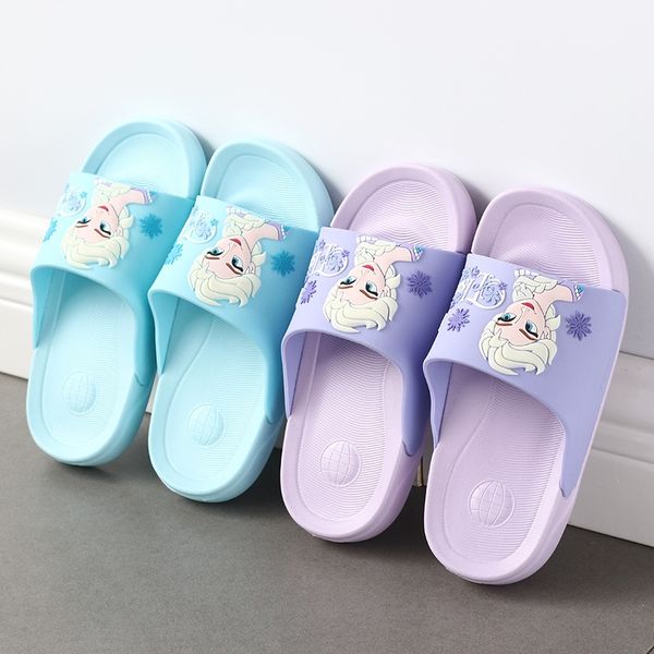 

181089 children' children children children' slippers slippers cute cartoon boys' and girls' blowing drag princess lis, Black;grey