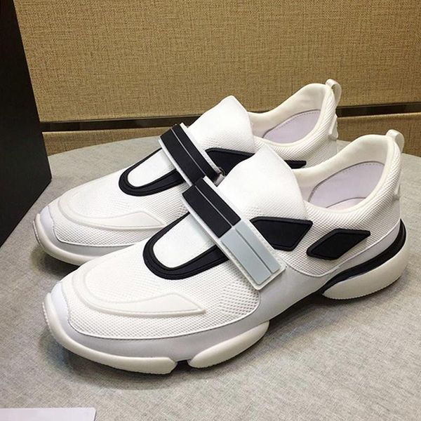 

fashion classic cloudbust sneakers mens shoes vintage soft sneakers hook &loop sports comfortable men shoes with origin box fast delivery, Black