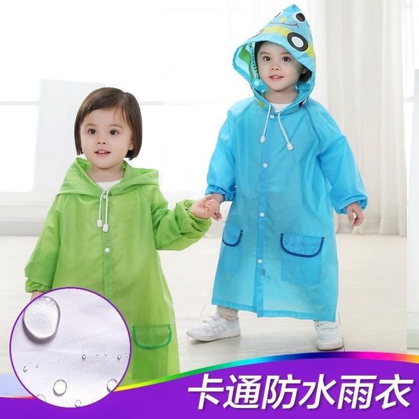 

children 2-3-4-6 years old 1 boy girl baby raincoat boy kid kindergarten cloak cloak waterproof baby poncho, Black