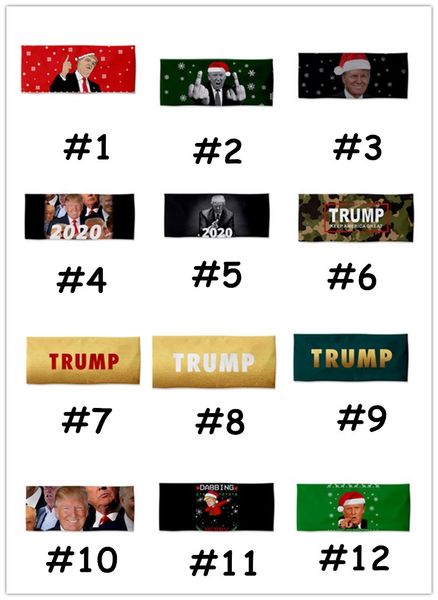 

new trump headband masks 2020 president election wristband face masks make america great sports hairband cycling headwarp turban d73004, Black;white