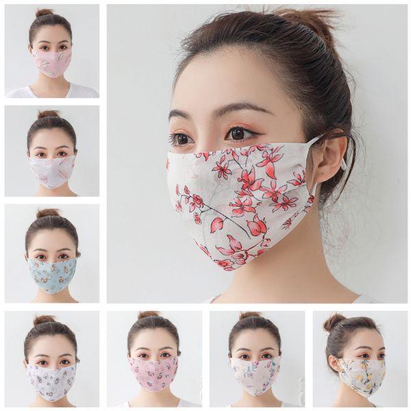 

women scarf face mask summer silk chiffon handkerchief outdoor cycling windproof half face dust-proof sunshade masks anti-uv face shield, Blue
