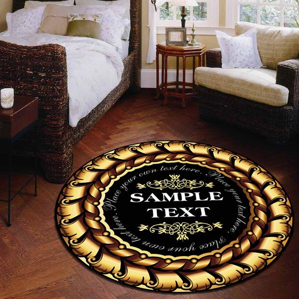 

chinese style round cushion carpet computer carpet computer revolving chair cushion hanging basket children's cartoon blanket pattern