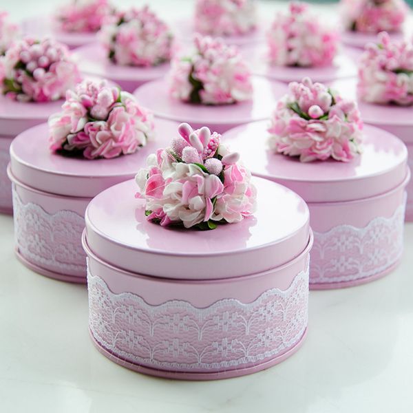 

gift wrap creative candy box wedding tin plate mariage christening birthday chocolate bags & wrapping supplies