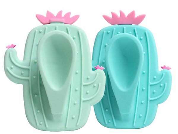 

beauty cactus silicone beauty massage washing pad facial exfoliating blackhead cute face brush tool soft deep cleaning skin care