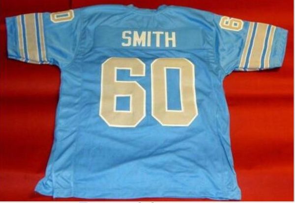 

custom men youth women vintage custom #60 1970's smiht blue retro collegefootball jersey size s-5xl or custom any name or number jersey, Black