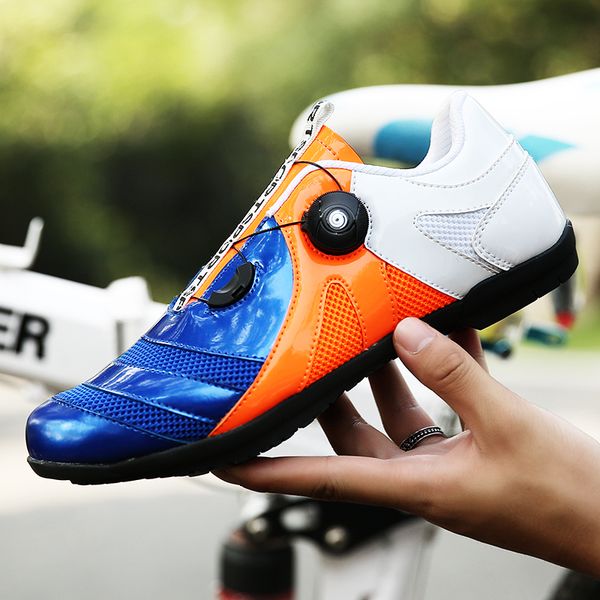 

tide speed lacing professional cycling shoes men women bicycle sneakers breathable light road bike shoes outdoor lovers