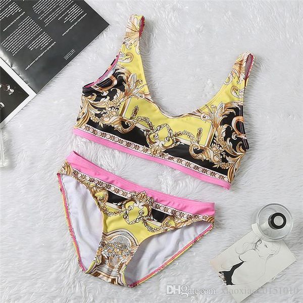 

bikini 2020 new women bandage solid thong bikinis set swimwear women swimsuit female bathing suit 216, White;black