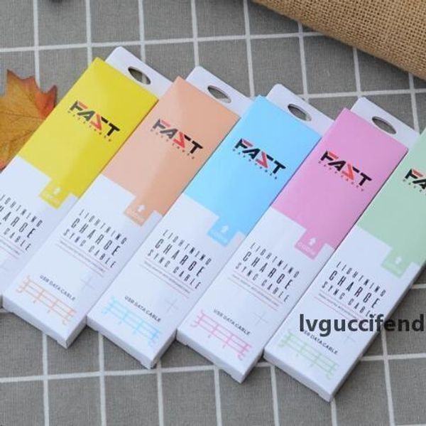 

fast color retail package packaging box boxes for 1m 3ft micro usb charger cable samsung s9 iphone xs max xr 8 plus huawei