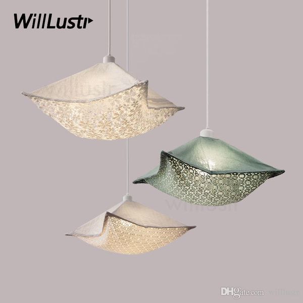 

modern floral fabric pendant lamp nordic home bedroom l dinning room restaurant loft bar cafe indie pop cloth pendant light
