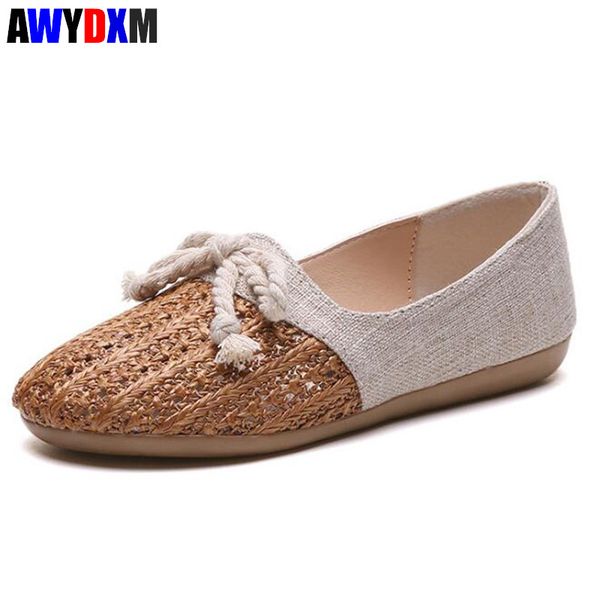 

flats women summer shoes woman casual slip-on loafers shallow fashion bow-knot ladies flat shoes comfort footwear female 2020, Black