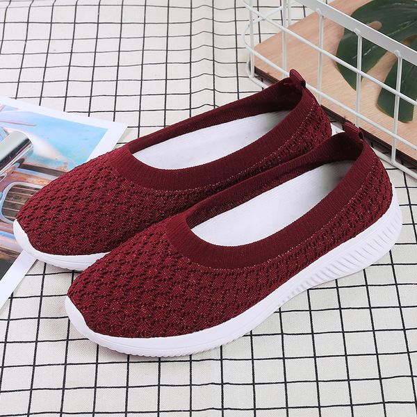 

damyuan women flats 2020 sneakers bayonet mom shoes single shoes walking lightweight plus size loafers work women, Black