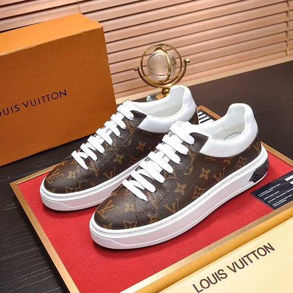 

2020 a2 mens classic casual shoes leather lace-up fashion luxury designer shoes handsome mens sneakers original box, Black