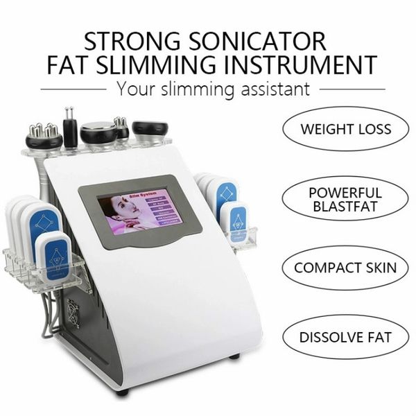 

8 laser rf pads spa salon clinic lipo light laser rf slimming cellulite reduction lipo laser rf equipment, Black