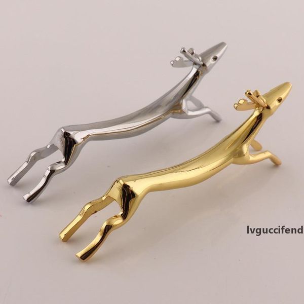 

deer silverware holder spoon decoration cutlery holder silver gold zinc alloy chopstick holder stand rest on promotion