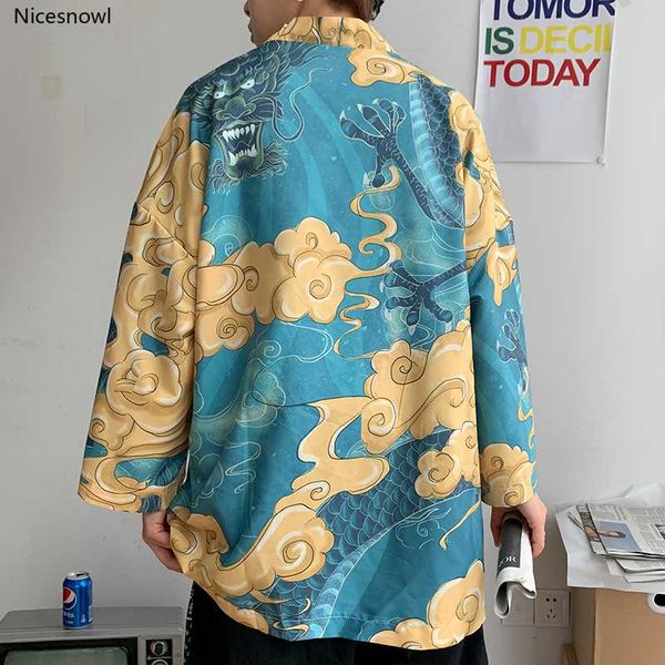 

japanese shirt men kimono 2020 chinese kimono geisha new arrival japanese street clothing harajuku, White;black