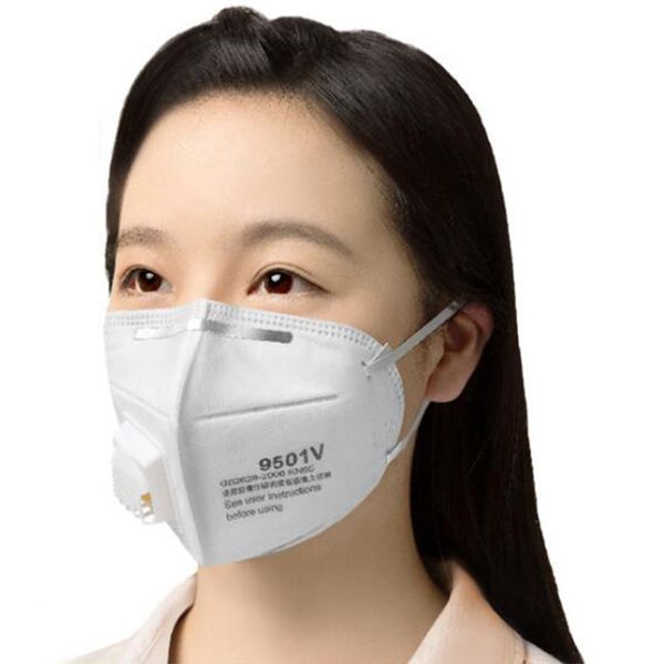 

facial masks 9501+/9502+ anti dust mask 9551/9552 v protective dustproof 9010cn pm2.5 protective mask 9541v/9542v reusable mask, Black