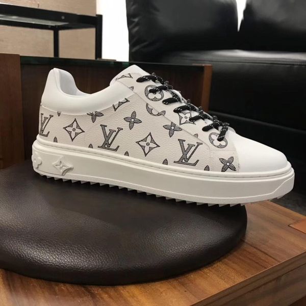 

new4 fashion casual men's shoes wild sports shoes outdoor comfortable high-end pattern men's shoes original box packaging fast del, Black