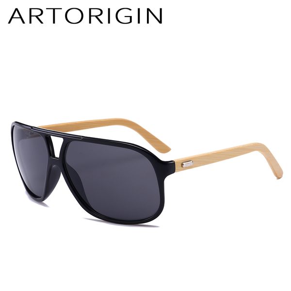 

artorigin wood sunglasses men brand designer pilot mirror bamboo sun glasses vintage zonnebril mannen lunette soleil homme, White;black