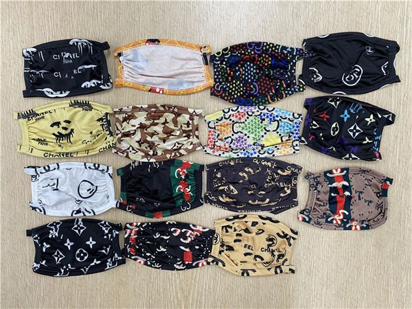 

300pcs washable silk fiber face mask luxury protective face cover sun-proof anti-dust design cycling mouth-muffle ultraviolet-proof d41402, Blue