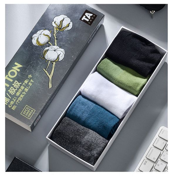 

uszyn 5 пара коробочных ее тонкого хлопок антибактериальных дезодорантов потоотделение спортивных катер лодка носки мужских и женских четыре, Pink;yellow