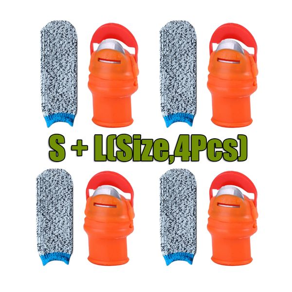 

4pcs thumb vegetable cutter finger plant cutter cover gardening