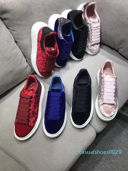 

new mens женщин светоотражающих 3m белой платформа кроссовки реальная кожа воспитанная единоличная низкие верхние инструктора плоской повсед, Black