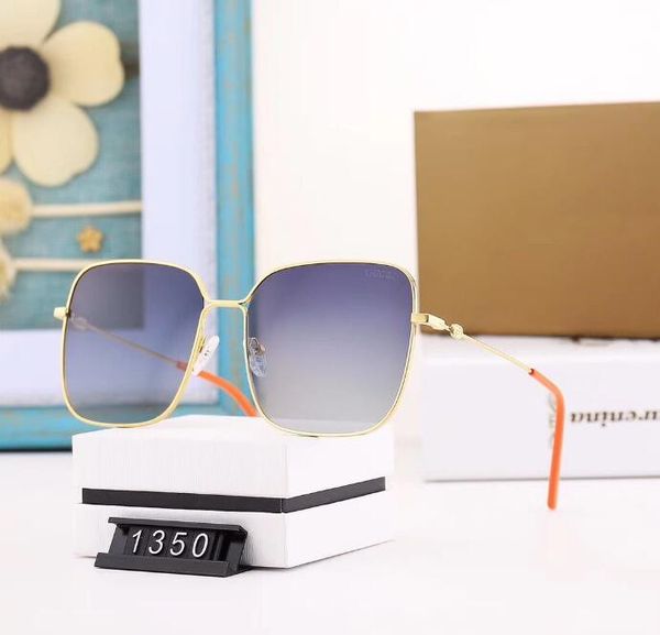 

the latest fashion classic men's and women's windproof sunglasses with metal frame, deliverymen luxury designer bra, Black