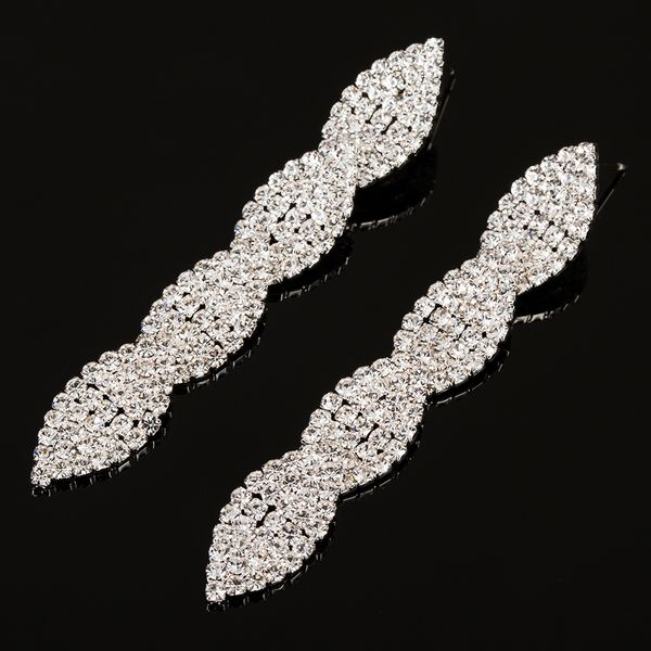 

новый стиль серьги женщина моды кристалл падение длинные серьги для женщин свадебное ювелирные изделия лучший подарок на рождество, Silver