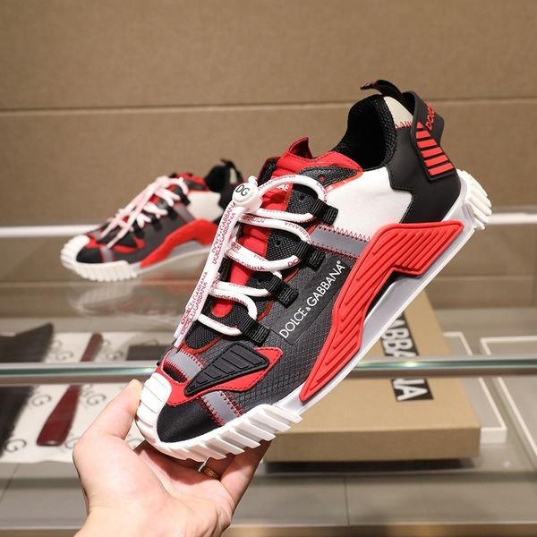 

114 brand designer high-quality men's casual sports shoes, outdoor casual shoes, with original box packaging size 38--45, Black